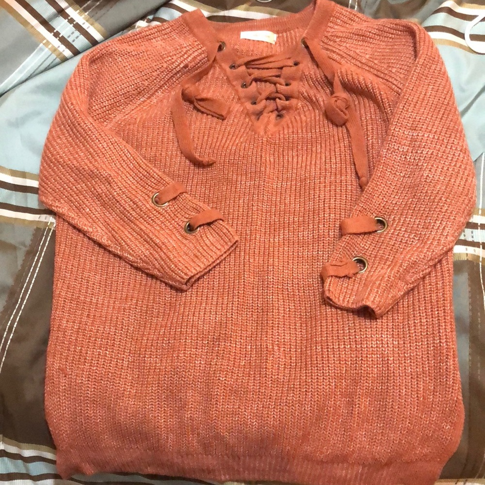 Rust color sweater